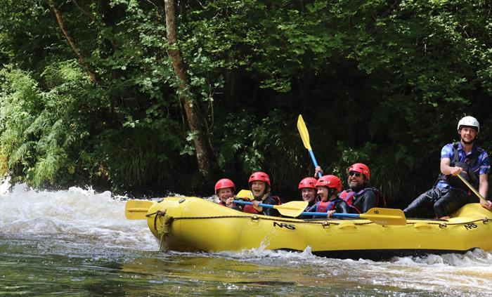 The Safari  is on the lower section where the gradient is less steep. This is more of a river journey, starting at the centre, heading to Bala. The ra